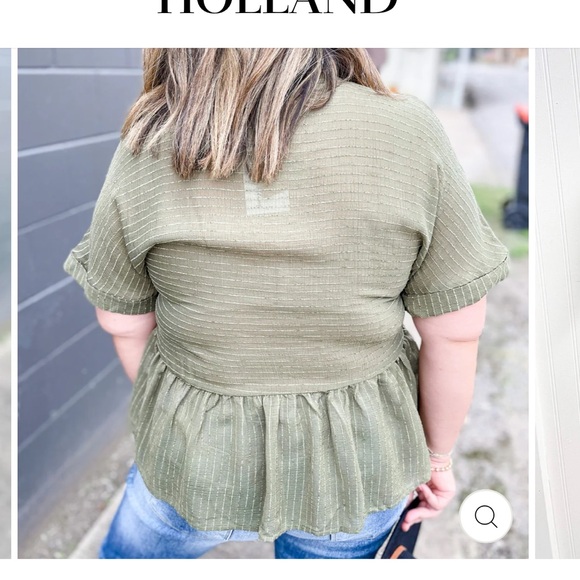 Blu Pepper Green Top - Picture 5 of 8